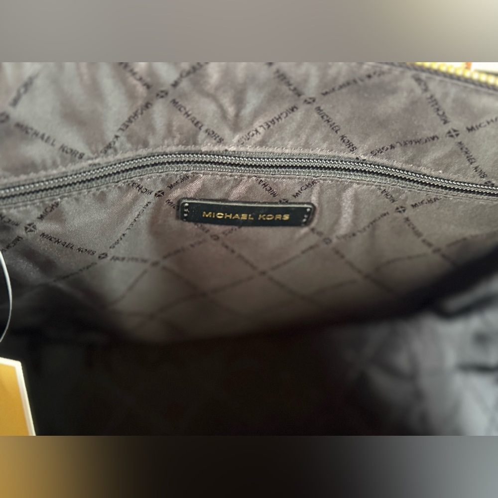 Michael Kors Lenox LG Satchel Shoulder Bag Black - Picture 9 of 14